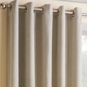 Vogue Cream Eyelet Blockout Thermal Curtains