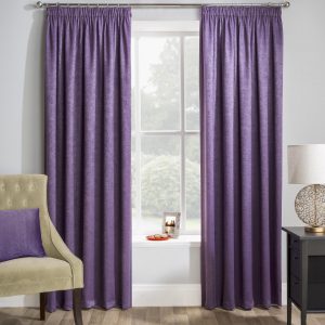 Matrix Grape Tape Header Curtains