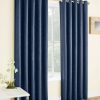 Vogue Navy Eyelet Blockout Thermal Curtains