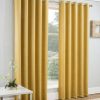 Vogue Ochre Eyelet Blockout Thermal Curtains