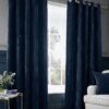 Hyperion Interiors Selene Deep Navy Weighted Curtains