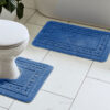 navy bath mat
