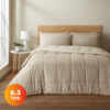 Cosy Cord Coverless Duvet Natural