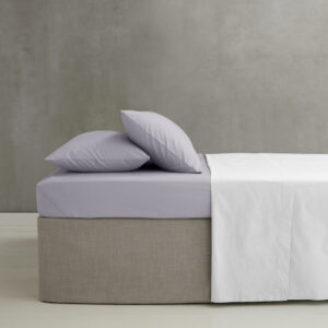 Catherine Lansfield Lilac Percale Pillowcases
